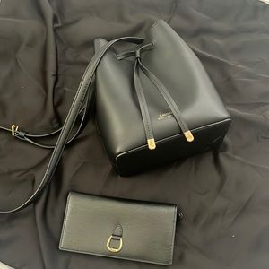 Ralph Lauren Drawstring Mini Bag & Wallet